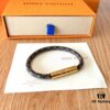 692fceb399f2d84055c89aae Louis Vuitton CONFIDENTIAL Unisex Monogram Long Buckle Leather Rope Bracelet (High-End Proxy Version, Comparable to Authentic)