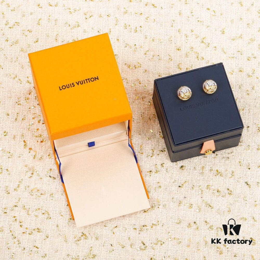 692fced199f2d84055c89ae7 Lvjia Newest Double-Layer Earrings, Brass Gold Plated Studs, Color-Plated Finish, Stylish and Versatile Design