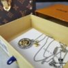 692fced799f2d84055c89af0 LV Catch Necklace with Rotating Crystal-Embellished Pendant