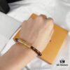 692fceee99f2d84055c89b15 LV New Plaid Leather Bracelet in Gold, Exuding Elegance with Unique Design, Bestseller Matching Buckle Strap, Ideal for Couples