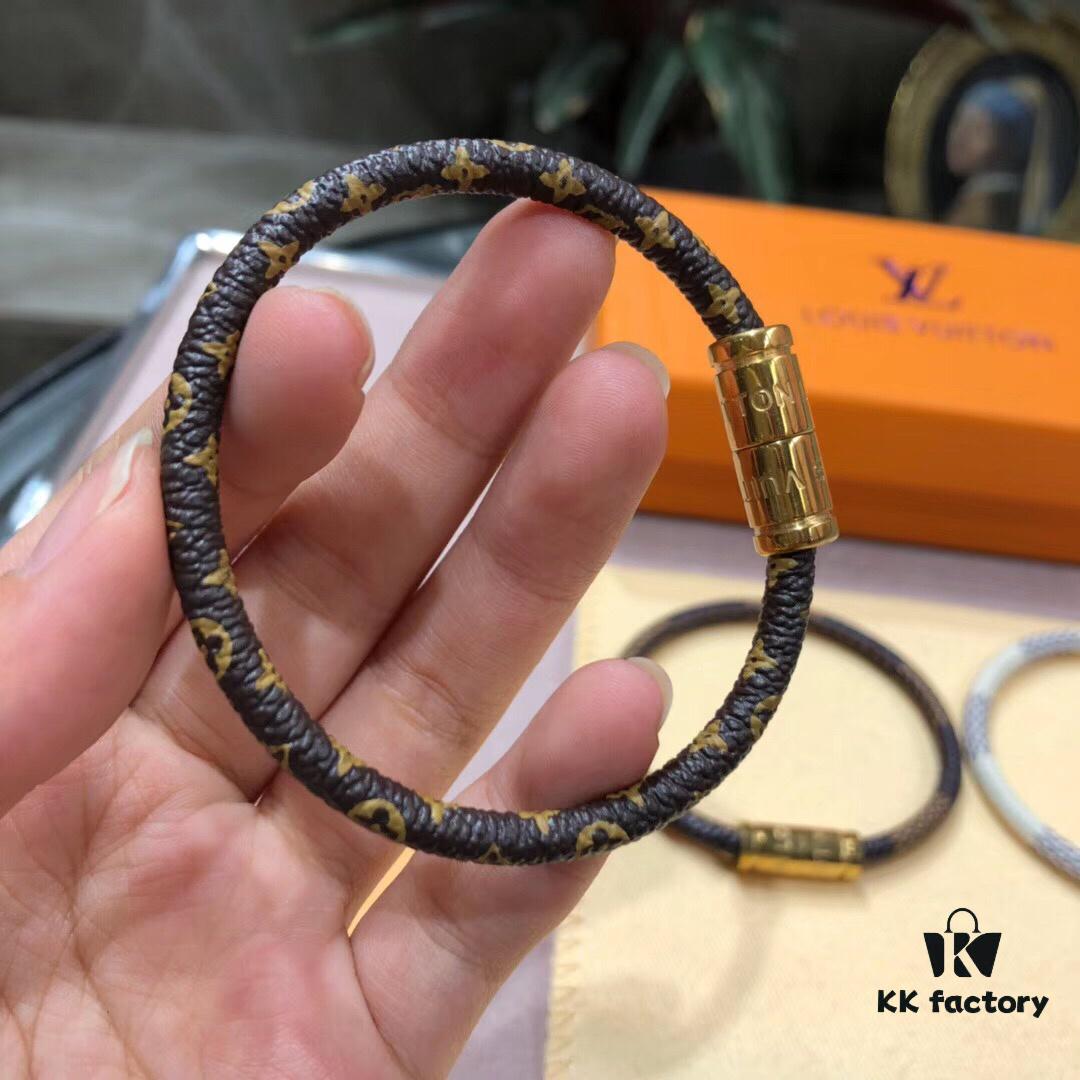 692fcf0599f2d84055c89b46 LV Keep It Leather Bracelet