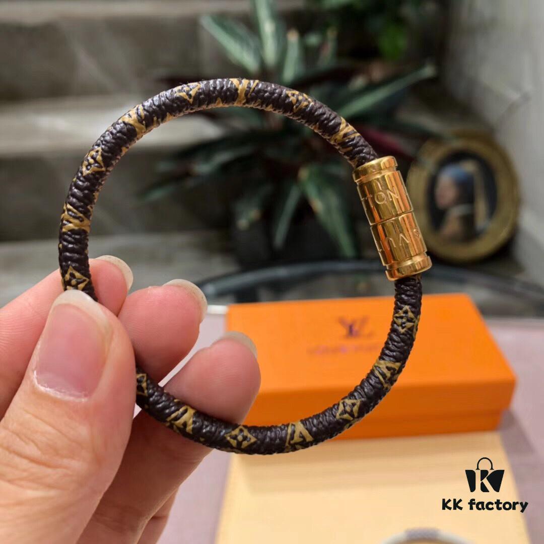 692fcf0699f2d84055c89b47 LV Keep It Leather Bracelet
