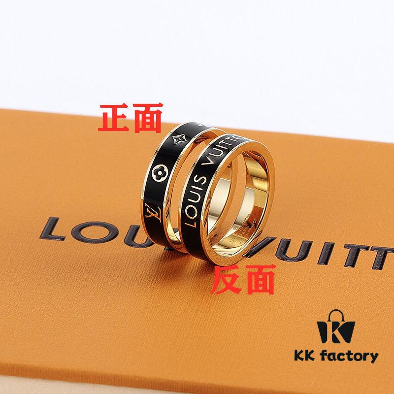 New LV Colorful Enamel Ring