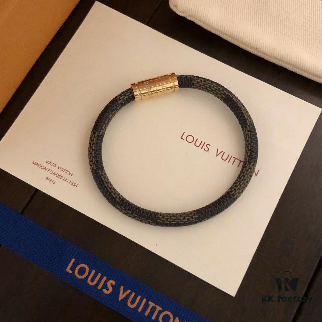 692fcf2199f2d84055c89b7b Stunning LVuitton Louis Vuitton Monogram Bag Strap Leather Bracelet