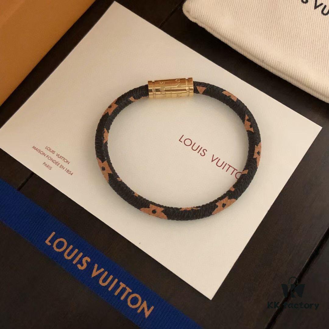 692fcf2399f2d84055c89b7d Stunning LVuitton Louis Vuitton Monogram Bag Strap Leather Bracelet