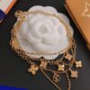 692fcf2799f2d84055c89b80 LV Elegant Three-Layer Bracelet with Charms, Influencer Favorite Style, Adjustable Length, Stunning Layered Look
