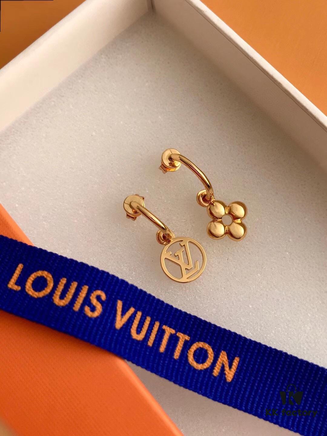 LV Blooming Asymmetrical Earrings