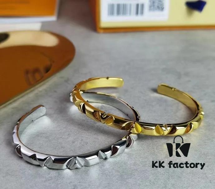 692fcf4f99f2d84055c89bbd New LV Louis Vuitton Volt Jewelry Collection, Unisex Bracelet Designed by Former Tiffany Designer, Titanium Steel Craftsmanship, In Stock