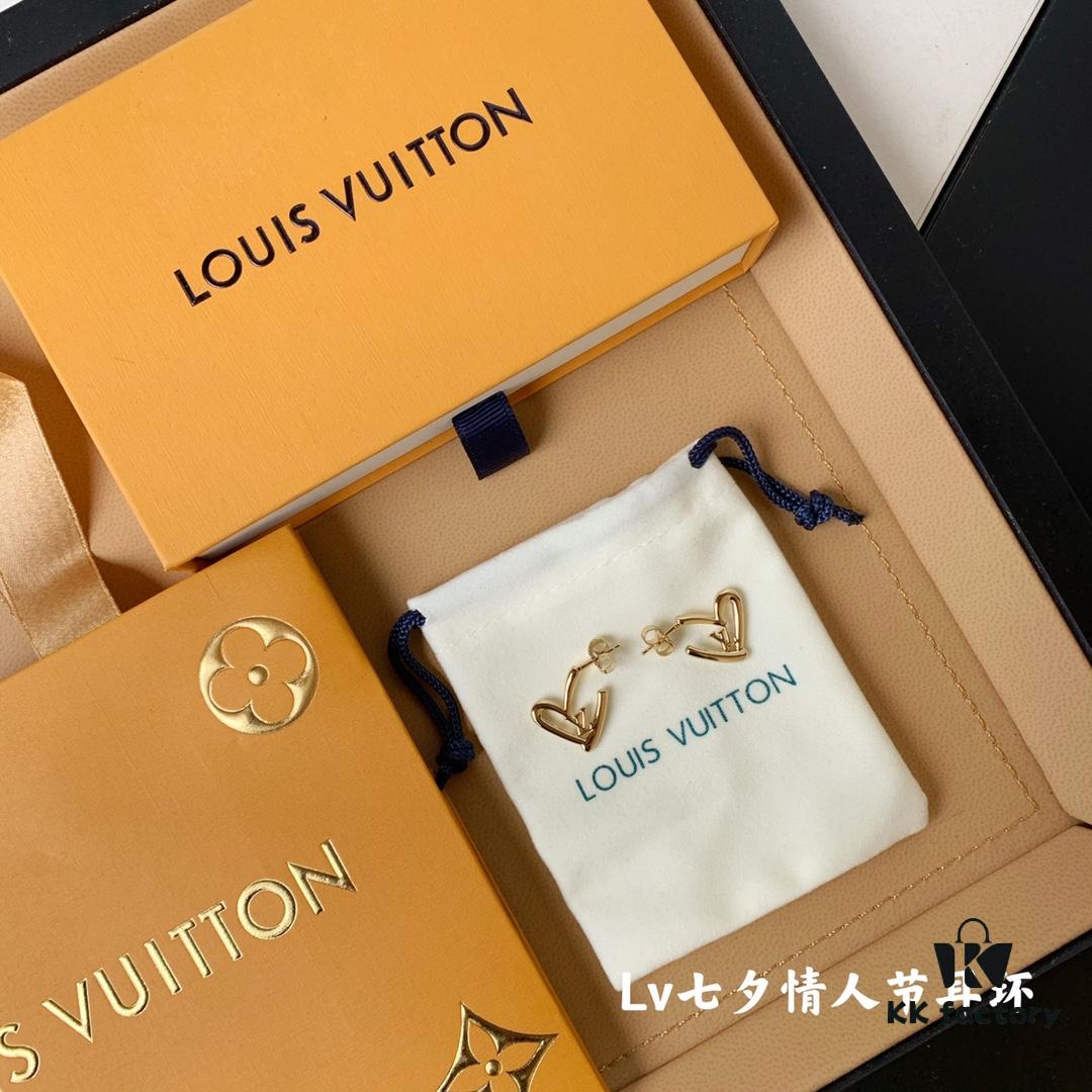 692fcf7a99f2d84055c89c07 LV Valentine's Heart Earrings
