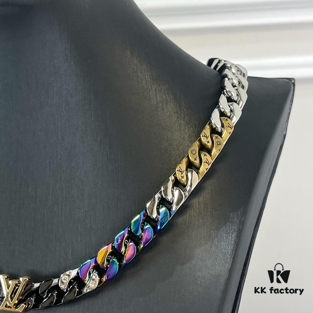 692fcf9399f2d84055c89c32 LV Louis Vuitton CHAIN LINKS PATCHES Necklace Bracelet