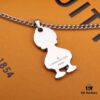 692fcfa999f2d84055c89c59 Louis Vuitton x Nigo Duck Pendant Necklace Unisex – New Arrival