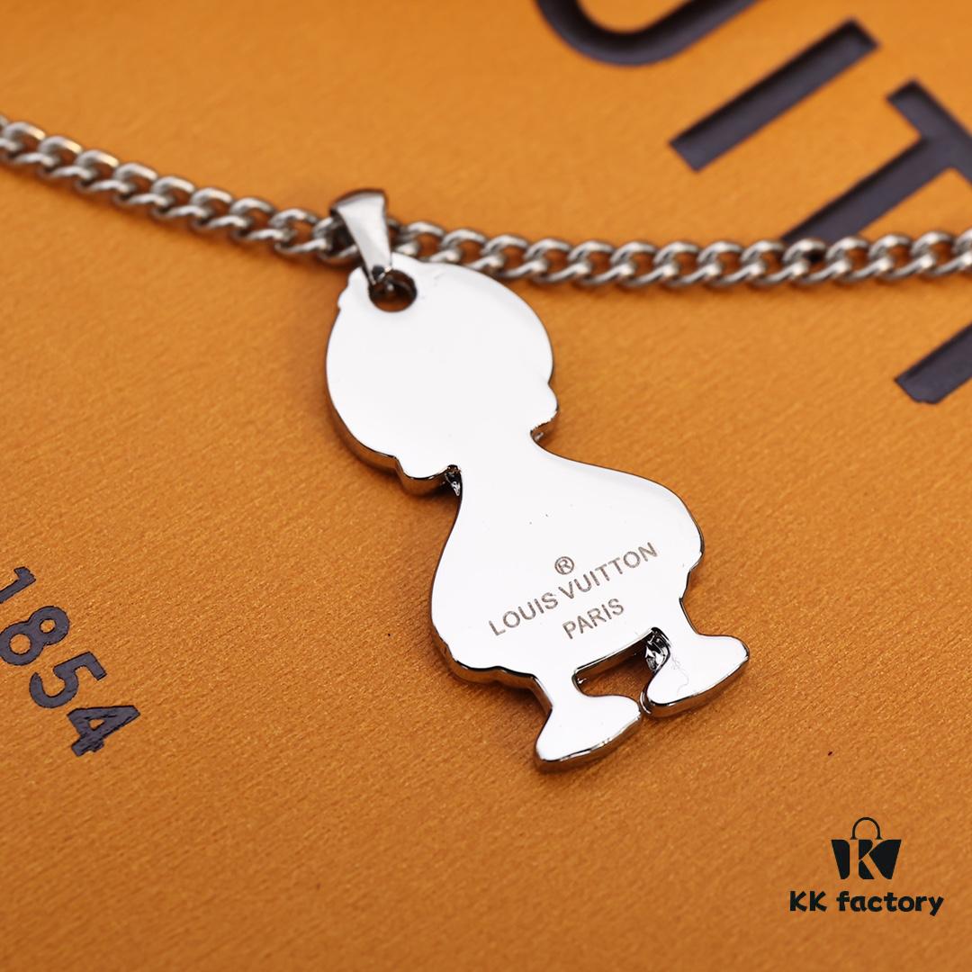 692fcfa999f2d84055c89c59 Louis Vuitton x Nigo Duck Pendant Necklace Unisex – New Arrival