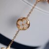 692fcfb099f2d84055c89c68 LV Louis Vuitton Five-Flower Bracelet in V Gold, Never Fades