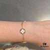 692fcfb399f2d84055c89c70 Four-flower bracelet, a fairy-like jewelry piece that's beautiful worn alone and doesn't require layeringâeconomical and elegant!