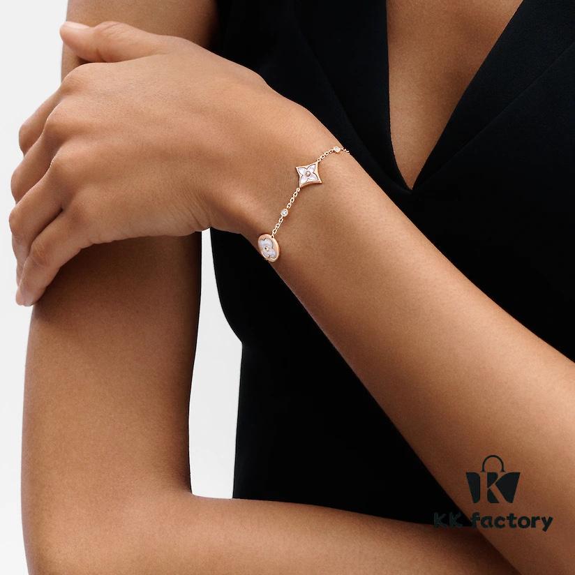 692fcfb499f2d84055c89c72 Four-flower bracelet, a fairy-like jewelry piece that's beautiful worn alone and doesn't require layeringâeconomical and elegant!