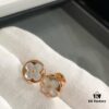 692fcfba99f2d84055c89c7c New Arrival, Classic LV Monogram AB Style Mother-of-Pearl Flower Earrings