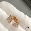 692fcfbb99f2d84055c89c7f New Arrival, Classic LV Monogram AB Style Mother-of-Pearl Flower Earrings