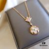 692fcfc399f2d84055c89c90 Exquisitely Crafted ZP LV Jewelry with Classic Floral Design, White Shell, Pink Rhombus Shell, and Accented with a Small Diamond