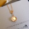 692fcfc499f2d84055c89c94 Exquisitely Crafted ZP LV Jewelry with Classic Floral Design, White Shell, Pink Rhombus Shell, and Accented with a Small Diamond