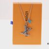 692fcfdd99f2d84055c89cc9 Louis Vuitton New Arrival 💗 Louis Vuitton Monogram Turquoise Men's Necklace