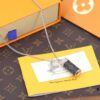 Louis Vuitton Canvas Monogram Eclipse Perfume Bottle Pendant Necklace