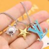 692fcfe399f2d84055c89cd5 Louis Vuitton Aquatics Enamel Starfish and Turtle Necklace
