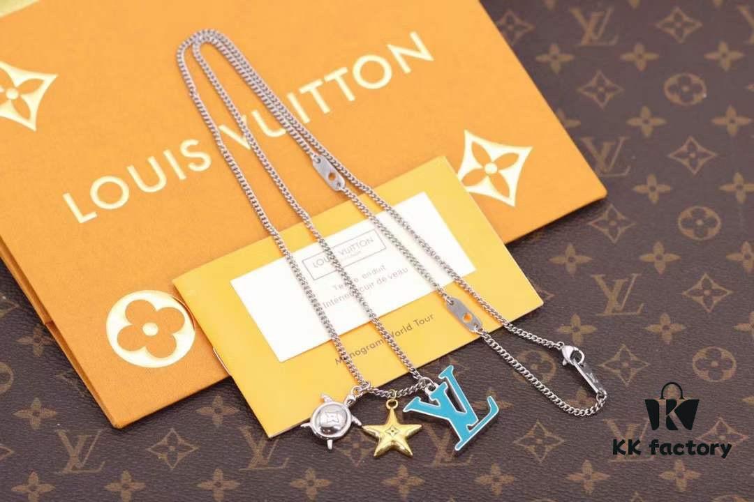 692fcfe699f2d84055c89cda Louis Vuitton Aquatics Enamel Starfish and Turtle Necklace