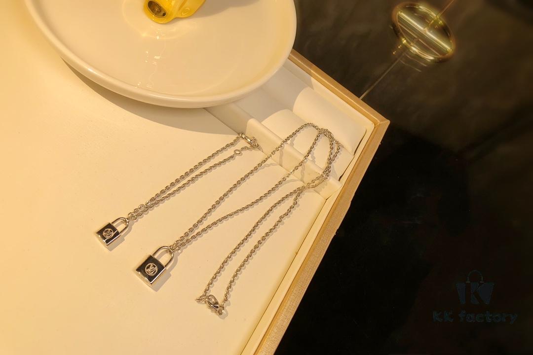 692fcfeb99f2d84055c89ce2 Louis Vuitton Lockit Charity Pendant Necklace/Bracelet in Sterling Silver
