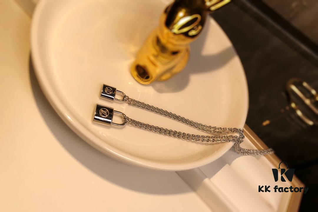 692fcfed99f2d84055c89ce7 Louis Vuitton Lockit Charity Pendant Necklace/Bracelet in Sterling Silver