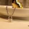 692fcfef99f2d84055c89ce9 Louis Vuitton Lockit Charity Pendant Necklace/Bracelet in Sterling Silver