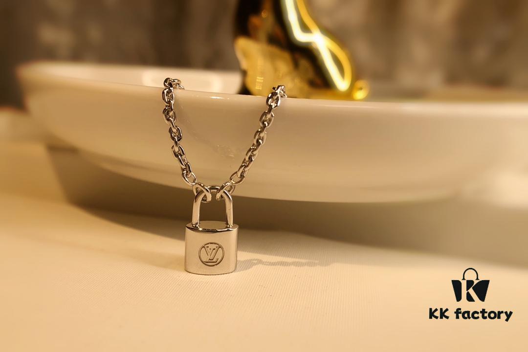 692fcfef99f2d84055c89ce9 Louis Vuitton Lockit Charity Pendant Necklace/Bracelet in Sterling Silver