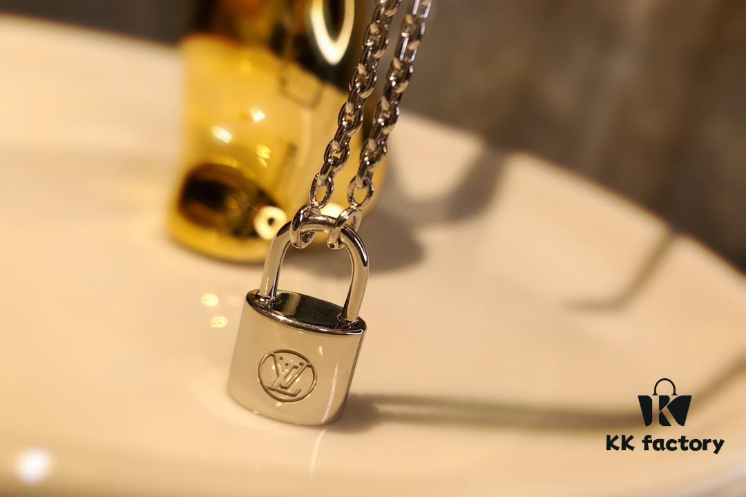 692fcfef99f2d84055c89ceb Louis Vuitton Lockit Charity Pendant Necklace/Bracelet in Sterling Silver