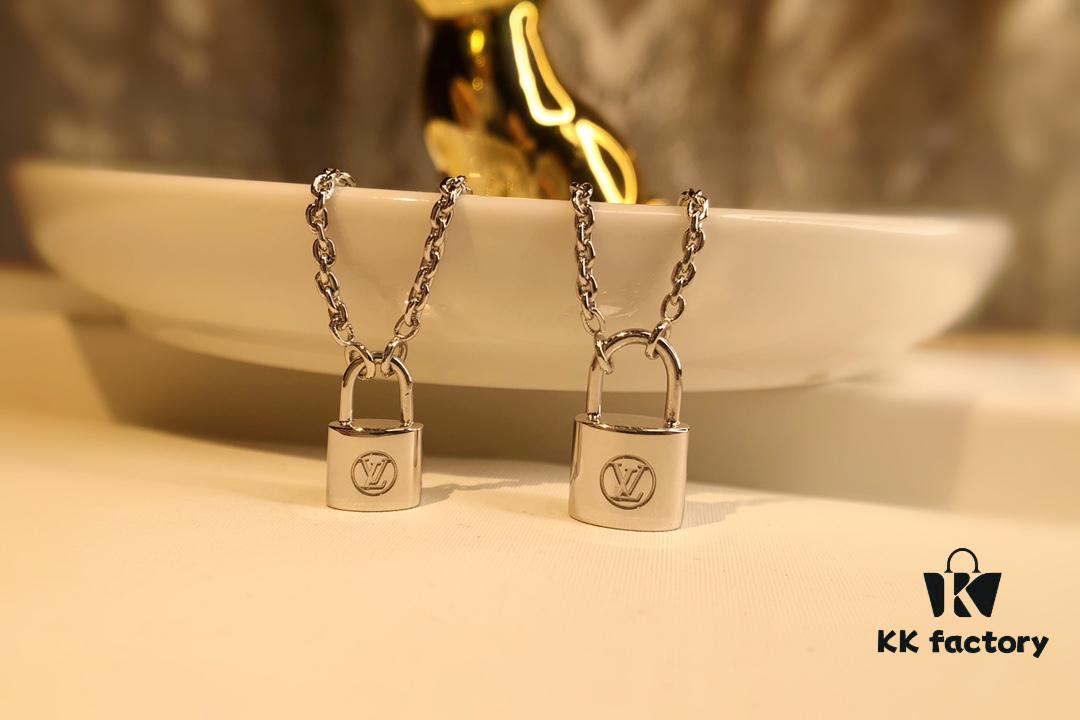 692fcff499f2d84055c89cf5 Louis Vuitton Lockit Charity Pendant Necklace/Bracelet in Sterling Silver