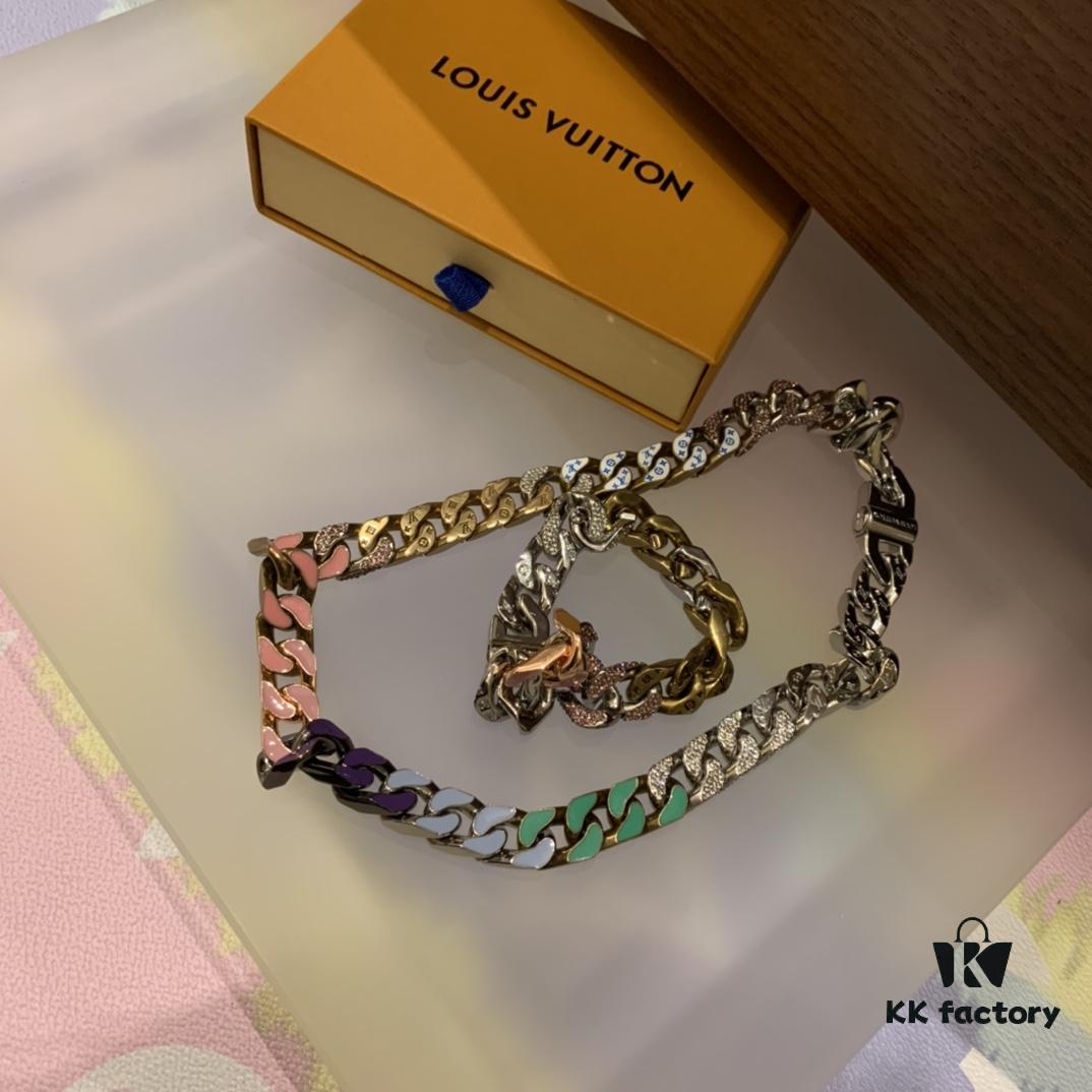 692fd00499f2d84055c89d11 Louis Vuitton 2020SS Enamel Necklace/Bracelet