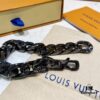 692fd01599f2d84055c89d30 New Arrival~LV Men's Bracelet CHAIN LINKS PATCHES Cuban Green Colorful Crystal Bracelet 21cm