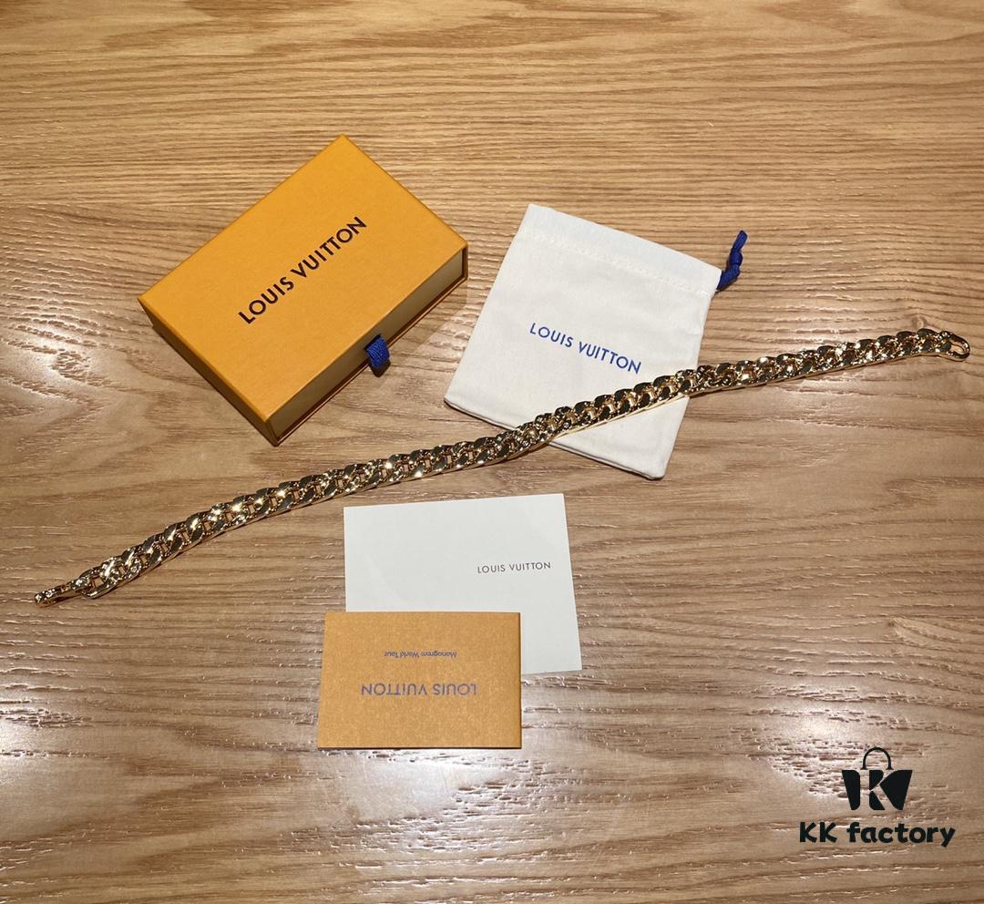 692fd02899f2d84055c89d4f LV Gold Necklace 🔥 One Necklace with Multiple Craftsmanship, the Rarest Release, Extremely Cool to Wear ✨✨ M68259 Chain Links Patches