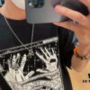 Louis Vuitton LV Plane Pendant Necklace Unisex