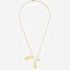 LVxNBA Ball and Tab Necklace