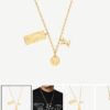 LVxNBA Ball and Tab Necklace