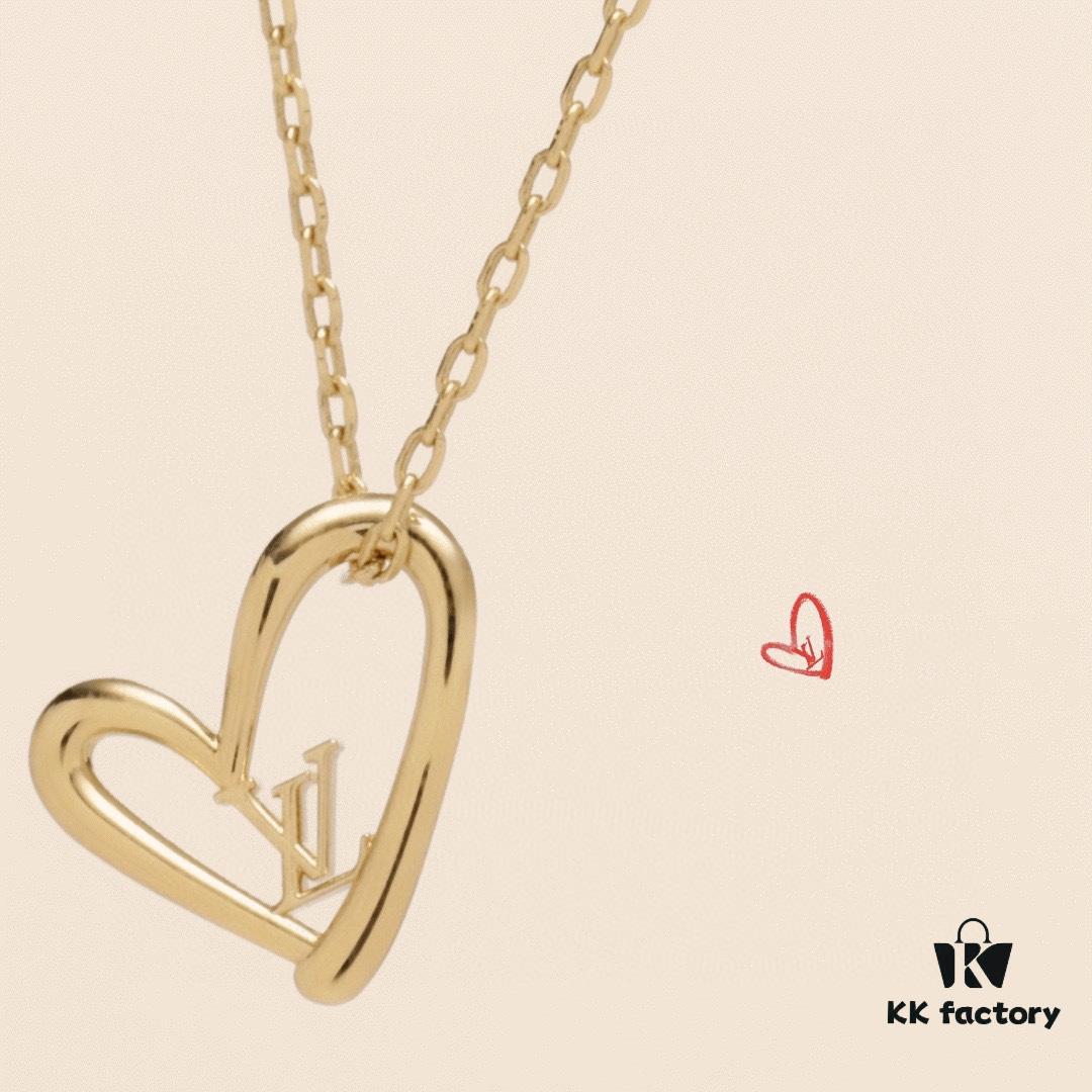 692fd06099f2d84055c89da3 Limited Edition LV Louis Vuitton Heart Necklace for Qixi Festival, Authentic Pattern, Top Quality Replica, Unique Design, Luxury Style, Must-Have Jewelry for Women