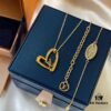 692fd06199f2d84055c89da6 Limited Edition LV Louis Vuitton Heart Necklace for Qixi Festival, Authentic Pattern, Top Quality Replica, Unique Design, Luxury Style, Must-Have Jewelry for Women