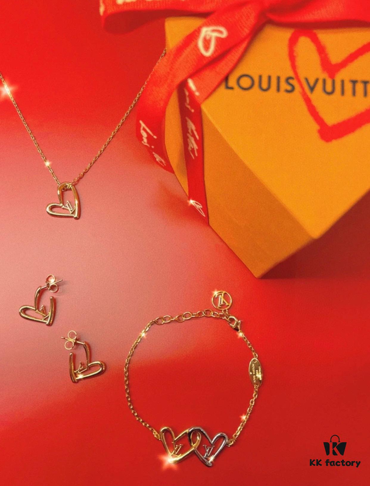 692fd06499f2d84055c89dac Limited Edition LV Louis Vuitton Heart Necklace for Qixi Festival, Authentic Pattern, Top Quality Replica, Unique Design, Luxury Style, Must-Have Jewelry for Women