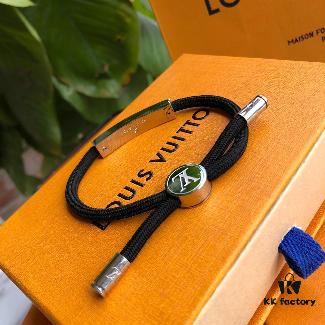692fd07599f2d84055c89dcb Louis Vuitton LV Monogram Leather Bracelet in Original Design - Premium Replica, Best Market Version, Adjustable Unisex Cuff with Brass Hardware, Cowhide Lining, Four Classic Patterns, Retro and Modern Style, Complete Packaging