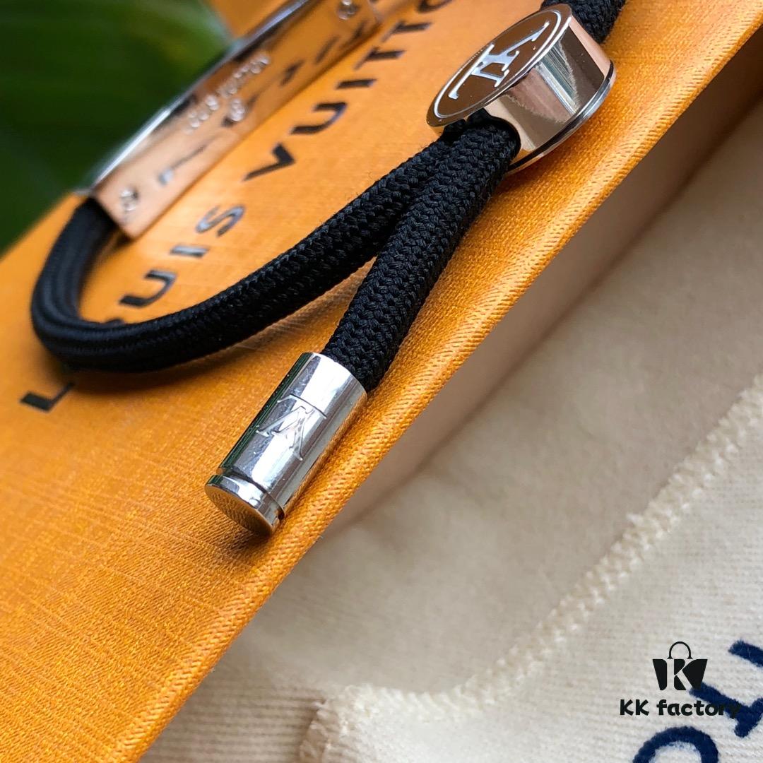692fd07599f2d84055c89dcc Louis Vuitton LV Monogram Leather Bracelet in Original Design - Premium Replica, Best Market Version, Adjustable Unisex Cuff with Brass Hardware, Cowhide Lining, Four Classic Patterns, Retro and Modern Style, Complete Packaging