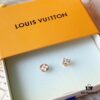 692fd08599f2d84055c89dea LV White Mother-of-Pearl Asymmetrical Earrings, 925 Sterling Silver with Vacuum Plated 18K Rose Gold Finish