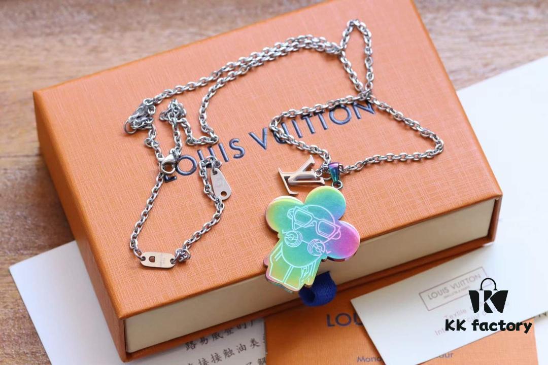 692fd0c299f2d84055c89e5e Louis Vuitton Vivienne Colorful Duo Necklace