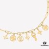 692fd10999f2d84055c89eca 👑LV Louis Vuitton Fall/Winter 2021 Fashion Chunky Chain Multi-Floral Necklace, New Arrival, Stylish Combination with LV Signature Elements, Official Website Selected Design Featuring Brilliant Faceted Craftsmanship for a Lustrous, Eye-Catching Shine from Every Angle, Elegant and Highly Recognizable with Minimalist Design