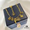 692fd10a99f2d84055c89ecb 👑LV Louis Vuitton Fall/Winter 2021 Fashion Chunky Chain Multi-Floral Necklace, New Arrival, Stylish Combination with LV Signature Elements, Official Website Selected Design Featuring Brilliant Faceted Craftsmanship for a Lustrous, Eye-Catching Shine from Every Angle, Elegant and Highly Recognizable with Minimalist Design