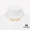 692fd10b99f2d84055c89ecc 👑LV Louis Vuitton Fall/Winter 2021 Fashion Chunky Chain Multi-Floral Necklace, New Arrival, Stylish Combination with LV Signature Elements, Official Website Selected Design Featuring Brilliant Faceted Craftsmanship for a Lustrous, Eye-Catching Shine from Every Angle, Elegant and Highly Recognizable with Minimalist Design