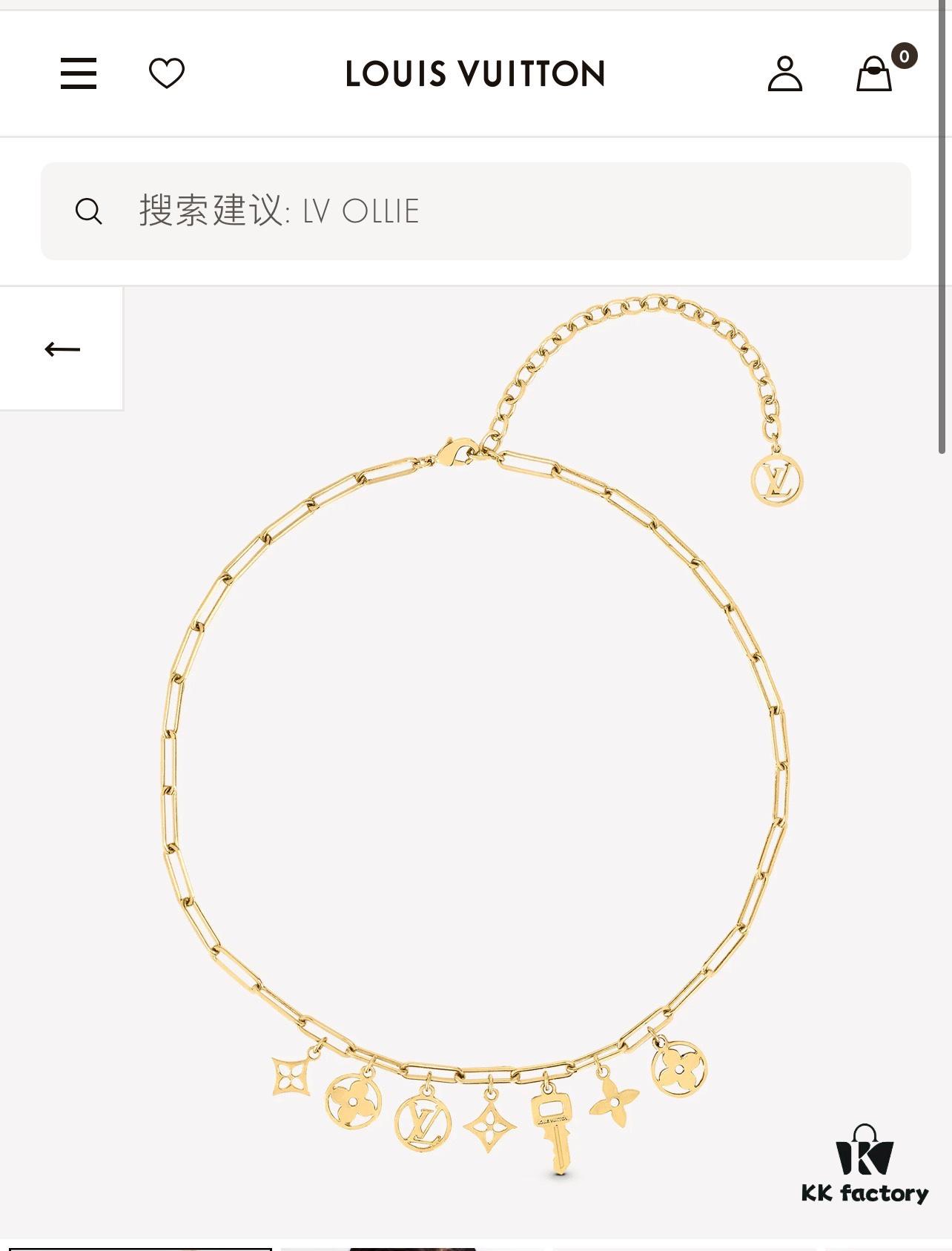 692fd10c99f2d84055c89ecf 👑LV Louis Vuitton Fall/Winter 2021 Fashion Chunky Chain Multi-Floral Necklace, New Arrival, Stylish Combination with LV Signature Elements, Official Website Selected Design Featuring Brilliant Faceted Craftsmanship for a Lustrous, Eye-Catching Shine from Every Angle, Elegant and Highly Recognizable with Minimalist Design